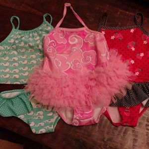 Girls tutu swimsuit bundle